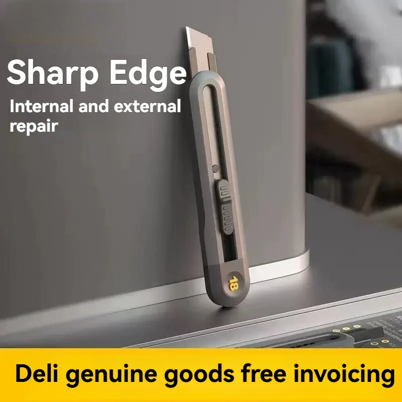 مقبض بلاستيكي ذاتي القفل، سكّين متعدّد الاستخدامات، سكين خلفي زنبركي، أداة فتح الصندوق الصغيرة المحمولة والمهنية #2