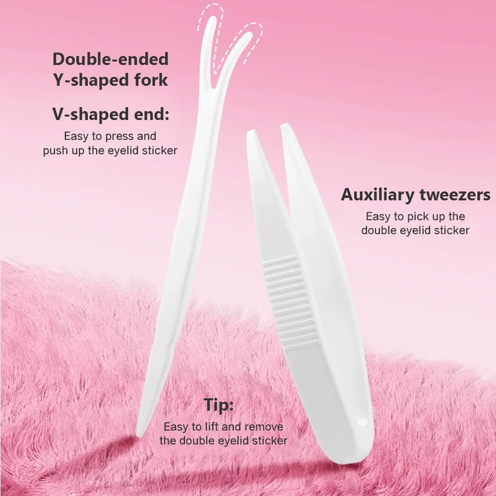 ROCK SWEET 240 Pezzi Adesivo Per Doppia Palpebra Impermeabile Miscela Invisibile Traspirante Nastro Per Doppia Palpebra Naturale Traceless