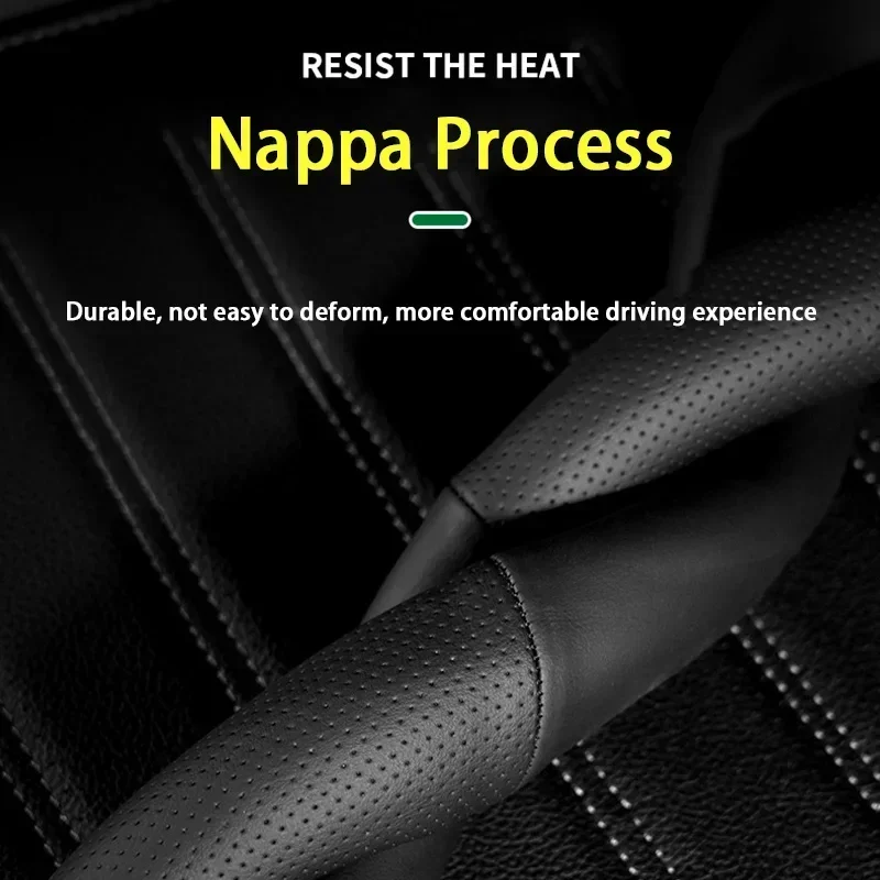 For Toyota YARiS Cross Steering Wheel Cover Carbon Leather 2020 Premiere Z Adventure Elegant Hybrid Dynamic 2021 GR Sport 2022