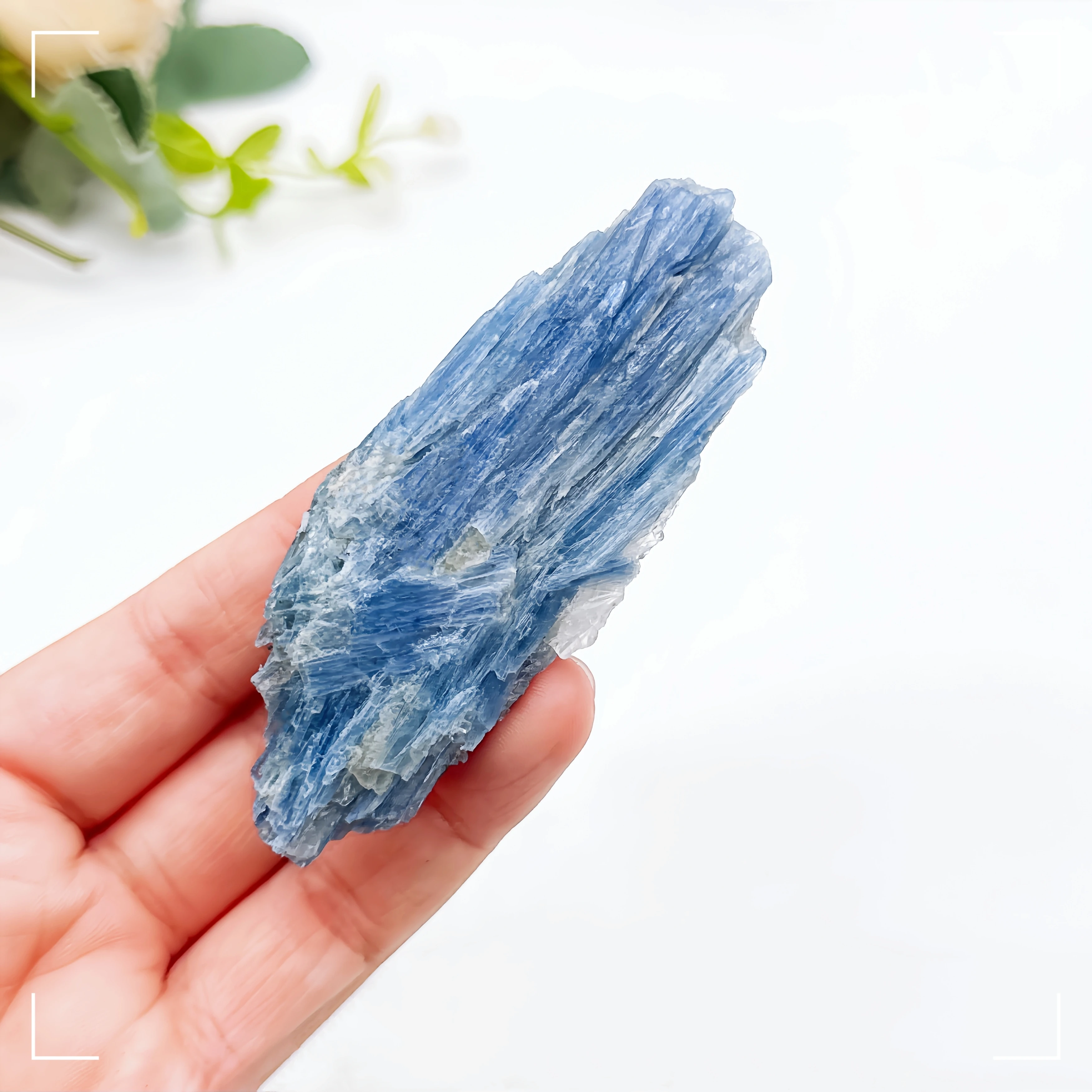 

Kyanite Natural Mineral Crystal Specimen Raw Stone Gems Chip For Reiki Crystal Healing Wicca Spiritual Home Decor Collecition