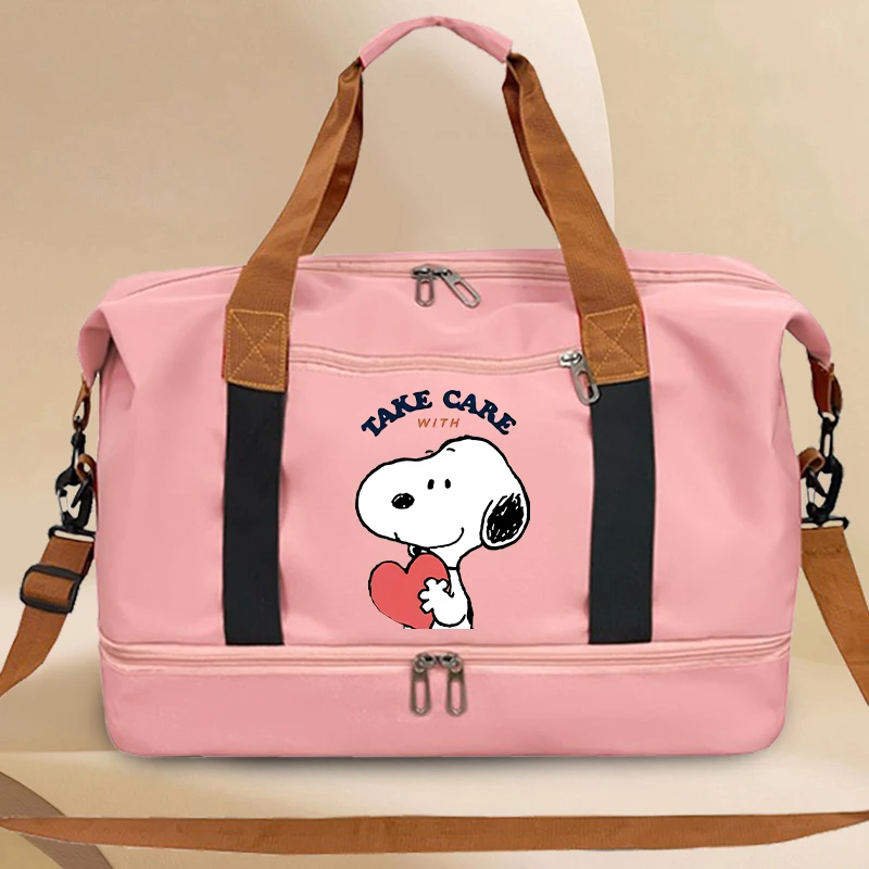 Snoopyed Reisetasche mit großem Fassungsvermögen für Herren und Damen, gut aussehende Gepäcktaschen, tragbare, modische Handtasche für Fitness und Schwimmen
