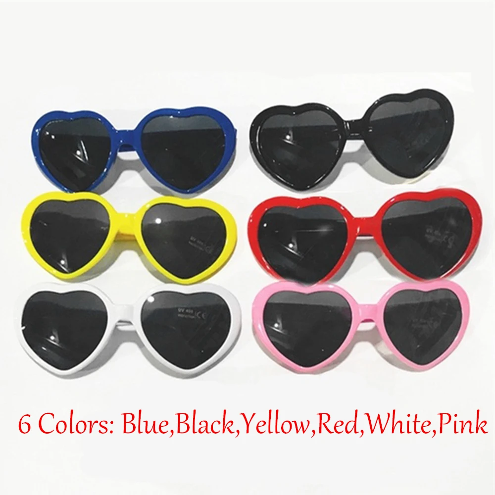 Fashion Durable Gifts Heart Diffraction Glasses Lights Become Love Image Heart-shaped Special Effect Glasses