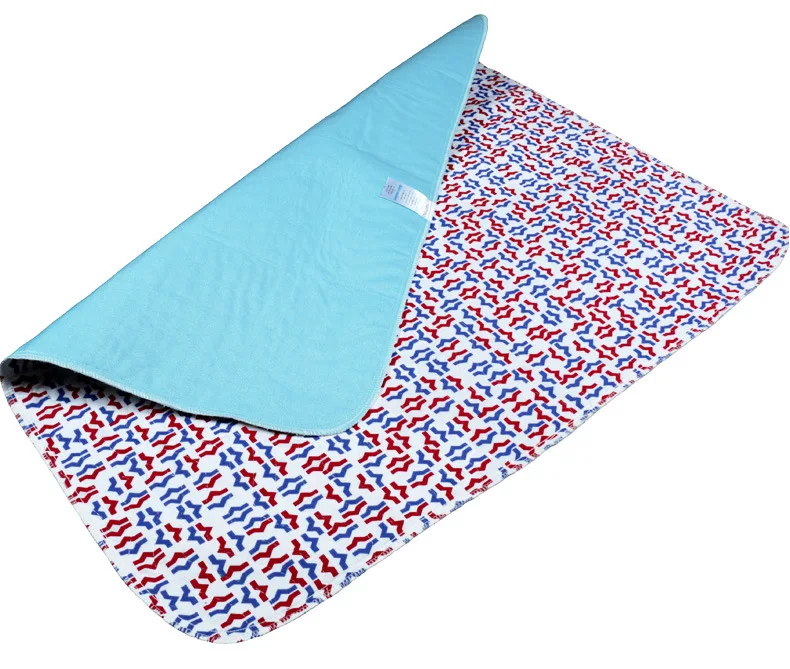 Reusable Washable Bed Protector Pad for Elderly Incontinence - Absorbent and Waterproof Mattress Underpad