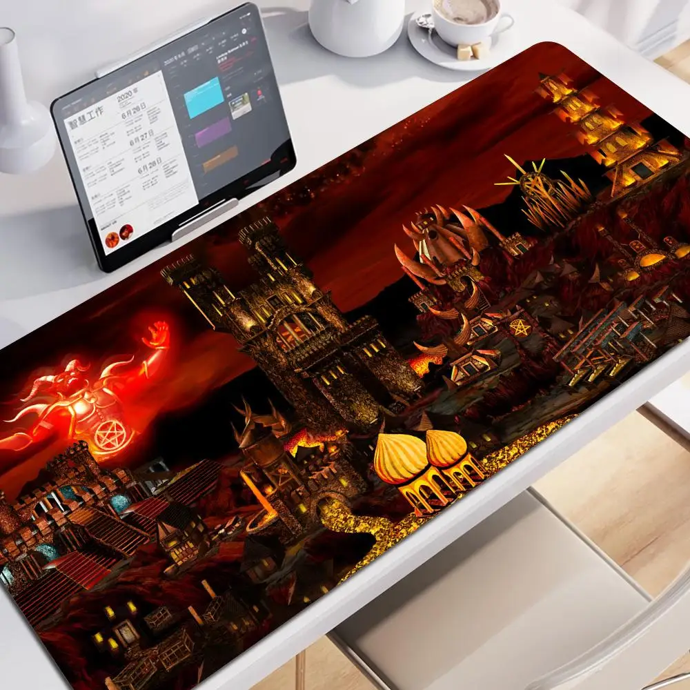 Reconnaissance de Might and Magic 3 Tapis PC Gamer, Tapis de souris d'ordinateur, Tapis de clavier d'ordinateur portable, Polymères de bureau, Grands tapis de souris, Accessoires de jeu