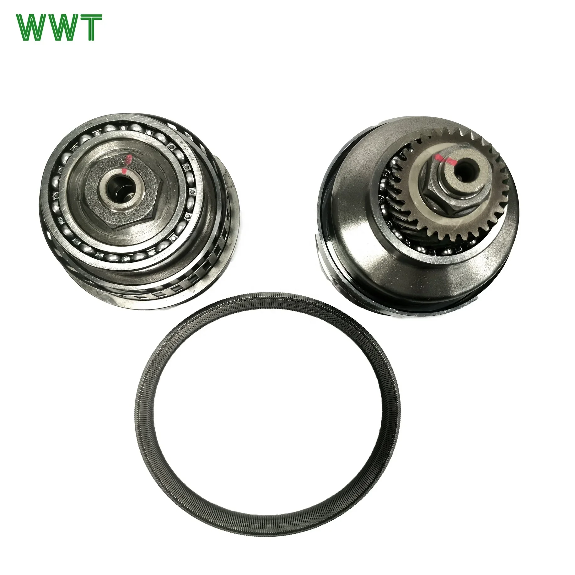 

WWT RE0F11A Reman Pulley Set With Belt JF015E Auto Transmission C12473JX4C C12473JX7A Part Reman Primary & Secondary Pulley Set