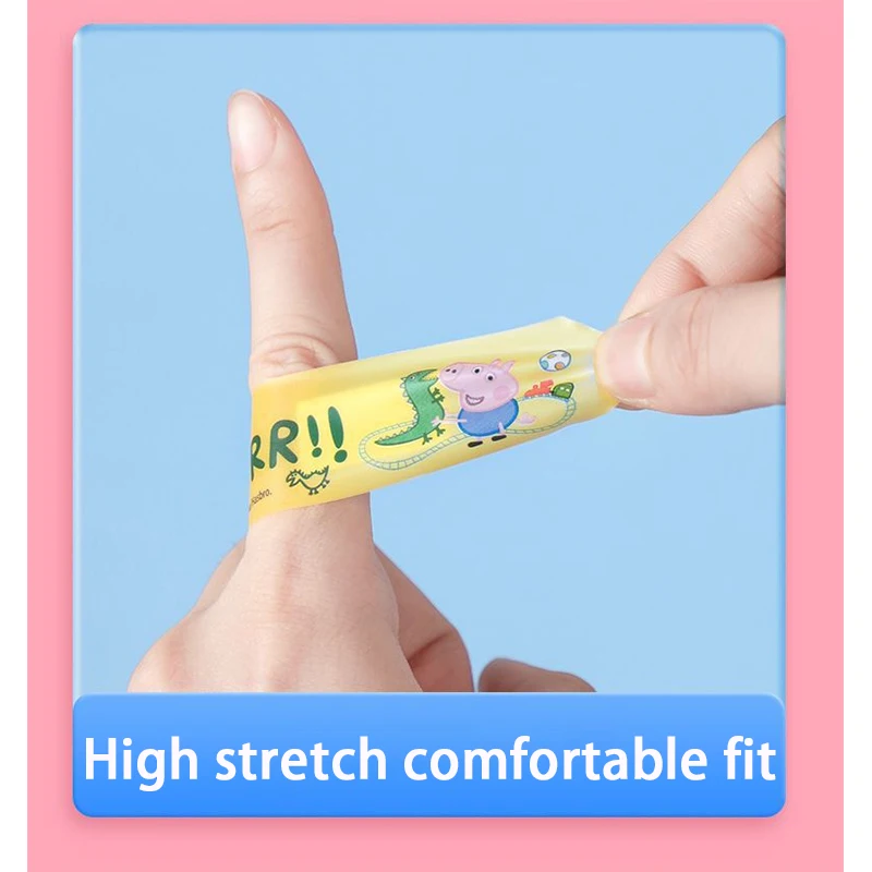 Cartoon Peppa Pig Stickers 120pcs/box Medical Band Aids Waterproof Adhesive Bandages Comfortable Skin Friendly Band Aid For Kids