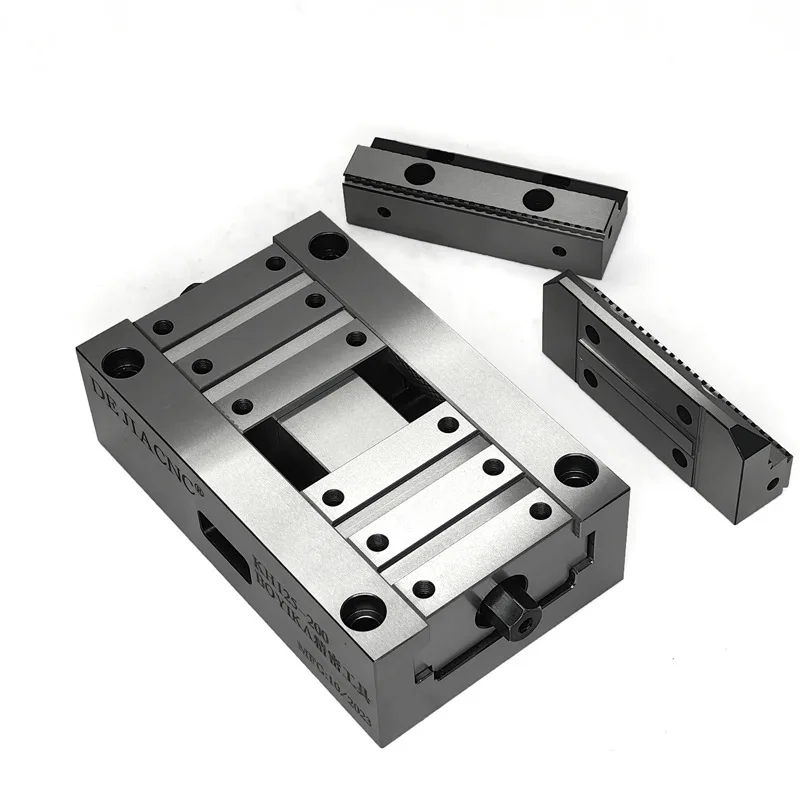 Precision Modular 5-Axis Self-Centering CNC Machine Vise Manual Drive High-quality Alloy Steel Workholding Milling Turning Gear