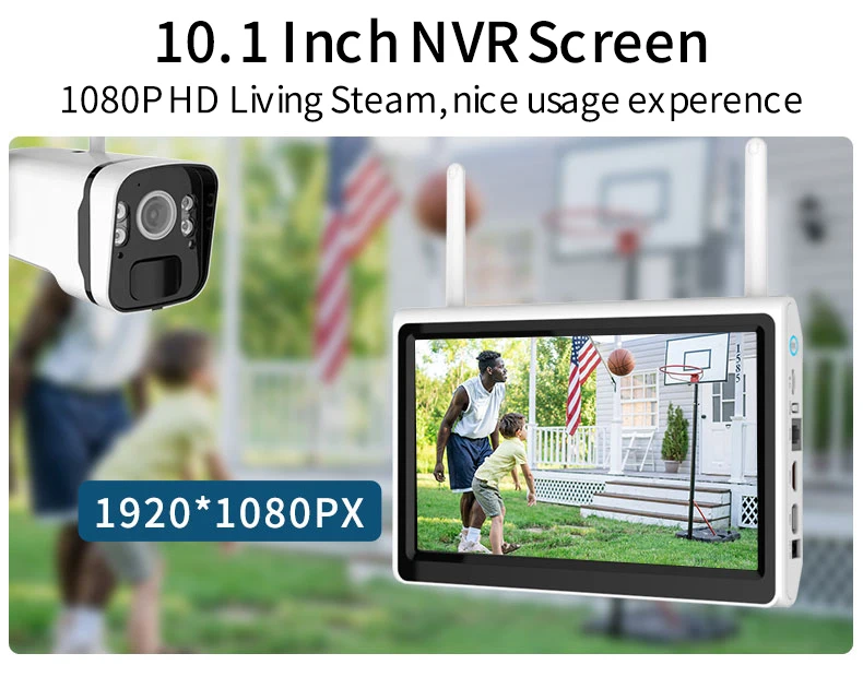 8CH IP66 مقاوم للماء NVR CCTV عدة مع 4MP IP كاميرا واي فاي نظام مراقبة شبكة مسجل فيديو للأغراض الأمنية #4
