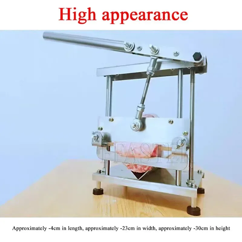 Manual Lever Guillotine Meat Cutter Household Commercial Multi‑function Slicer for Mutton Rolls Chilled Meat Beef Bricks