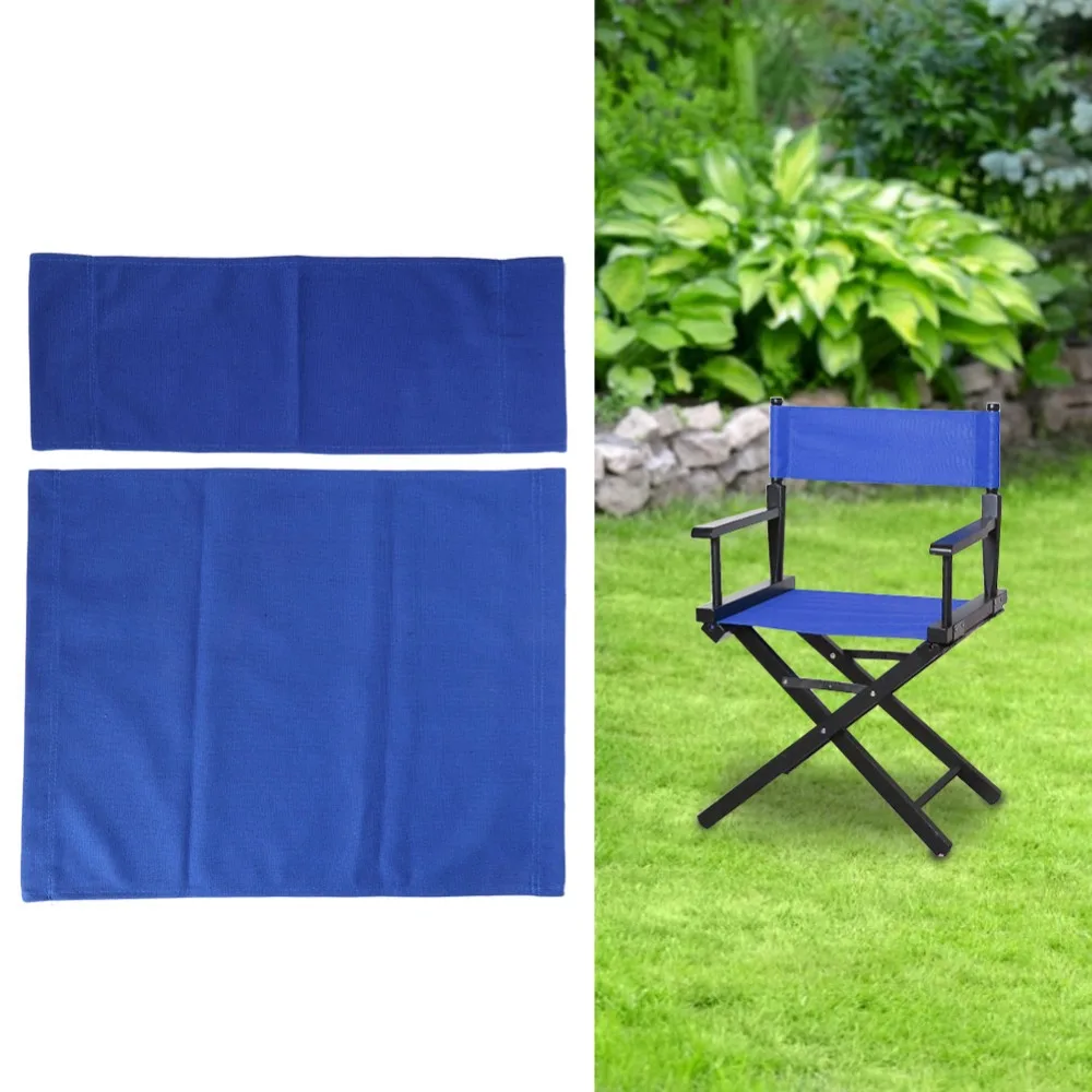 Canvas Fabric Director Chair Replacement Canvas Straight-leg Fit Reinforced-edge Multi-color Chair Replacement Fabric