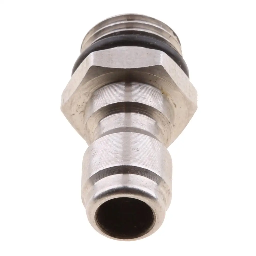 Snow Foam Lance Adaptor Stainless Steel Quick Coupler Converter for High Pressure Sprayer Wash Equipment