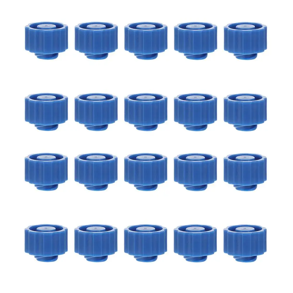 

50 Pcs Blue Syringe Tip Caps Needle Plug Stoppers Luer Lock Labs Dispensing Tips Epoxies Adhesives Coatings Compound Paste
