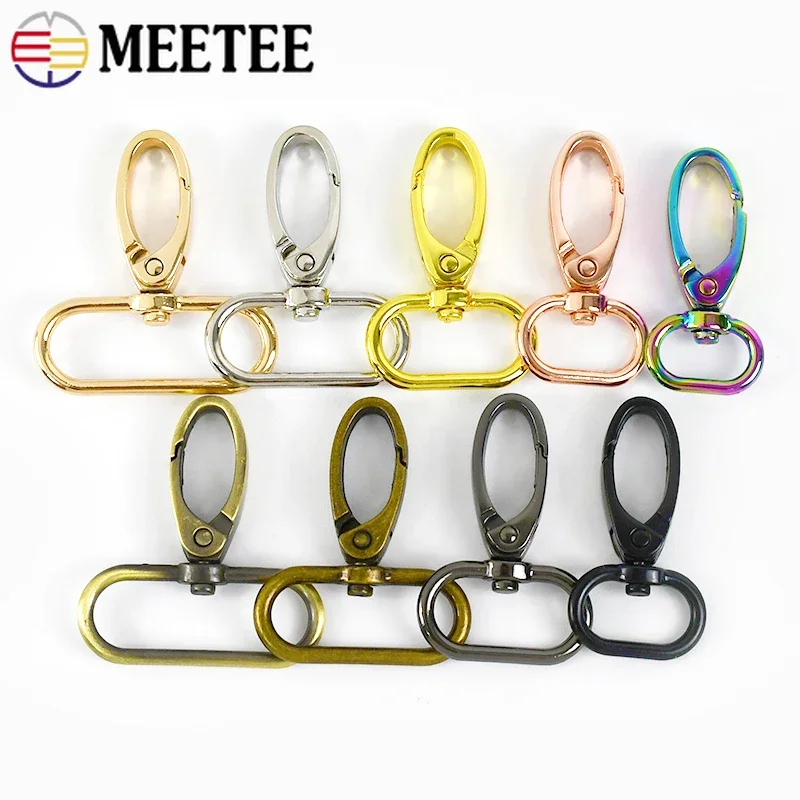 10/50pcs Metal Buckle for Bag Strap Swivel Lobster Clasp Backpack Webbing Trigger Clip Snap Hooks Handbag Hanger DIY Accessories