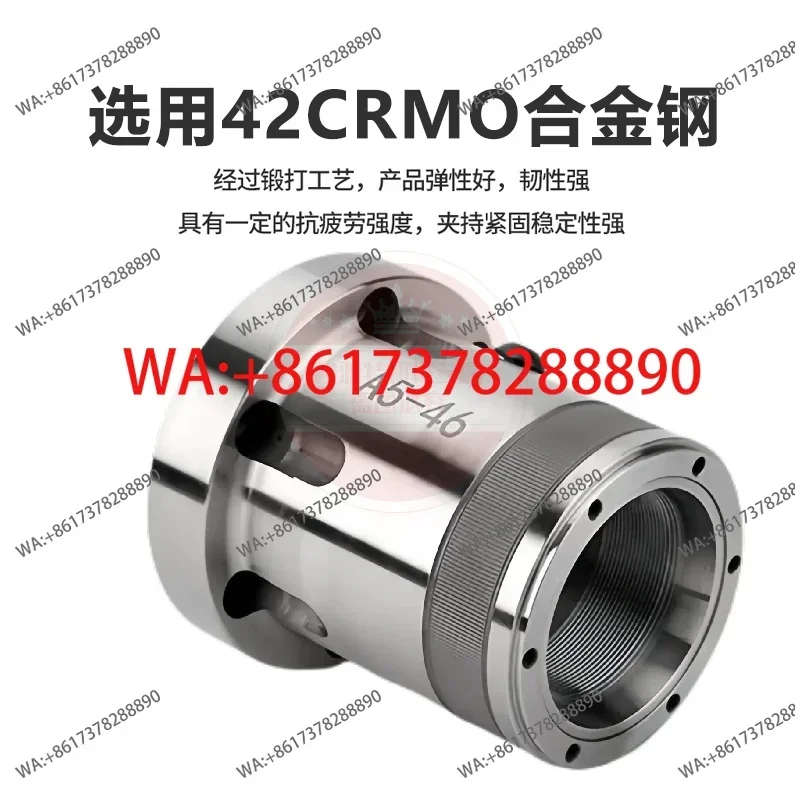 High precision numerical control lathe 46 machine front push shaft head seat collet seat 36 machine standard collet front push
