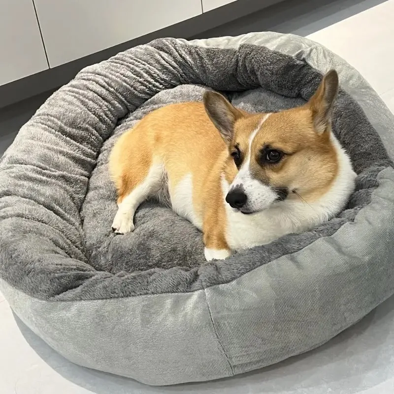 Very Soft Warm Dog Bed Pet Basket Cat House Sofa for Medium Large Dog Sofa Bed Cushion Dog Bed House Pet Supplies Accessories