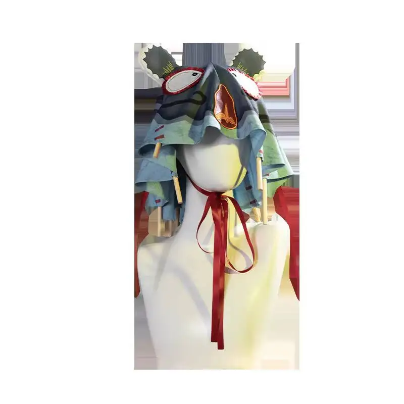 

New Where Winds Meet Fiesta Carnival Halloween Cos Cosplay Rat Head Hat Nine Schools Little Lucky Mouse Hat
