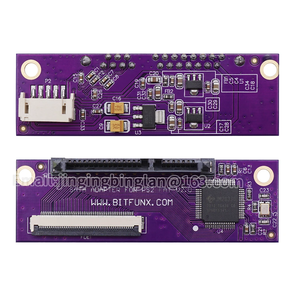 Integrated development environment SATA adapter upgrade board for original network adapter