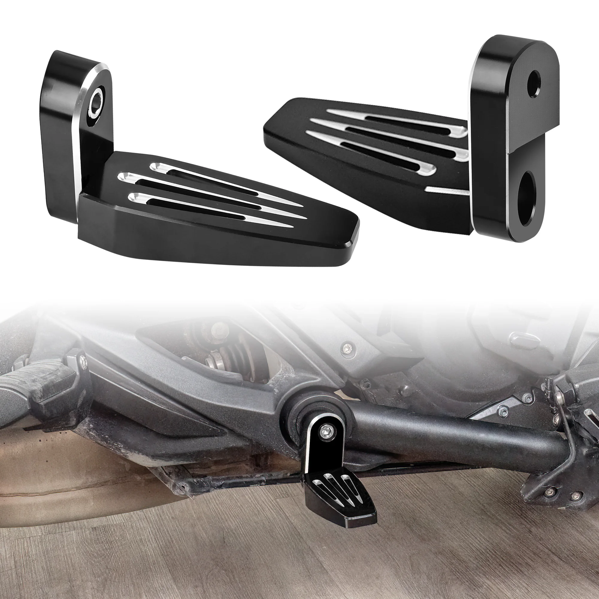 Stretch Out in Comfort – GoldFire 360° Adjustable Waterproof Third Peg, Universal Motorcycle Footrest for Can Am Spyder F3