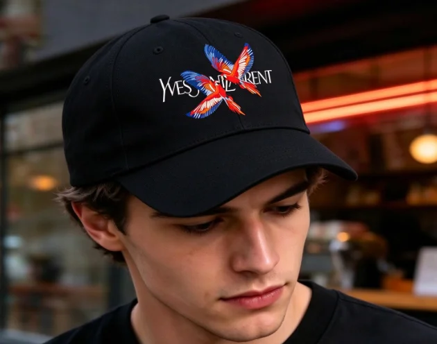 2026 new Best‑Seller‑Trending‑Colorful‑Butterfly‑Cursive‑Letter‑Print‑Casual‑Daily‑Outdoor‑Adjustable Baseball Cap