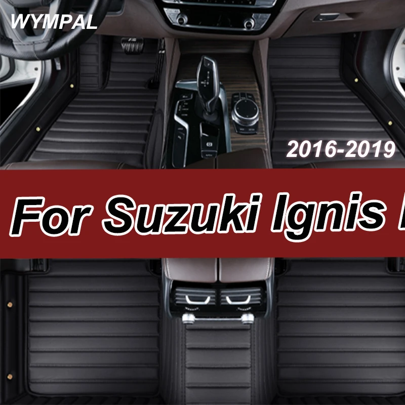 

Роскошные автомобильные коврики для Suzuki Ignis MF 2016 2017 2018 2019, кожаный напольный коврик, прочные коврики, набор автомобильных аксессуаров для интерьера P