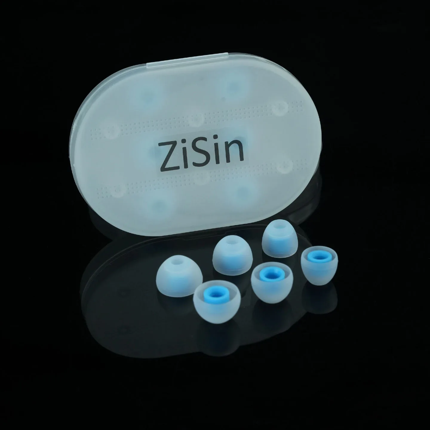 ZiSin Mattierte Silikon-Ohrstöpsel Sind Weich, Hautfreundlich und Bequem, Passend für Verschiedene In-Ear-Kopfhörer – Detail 8