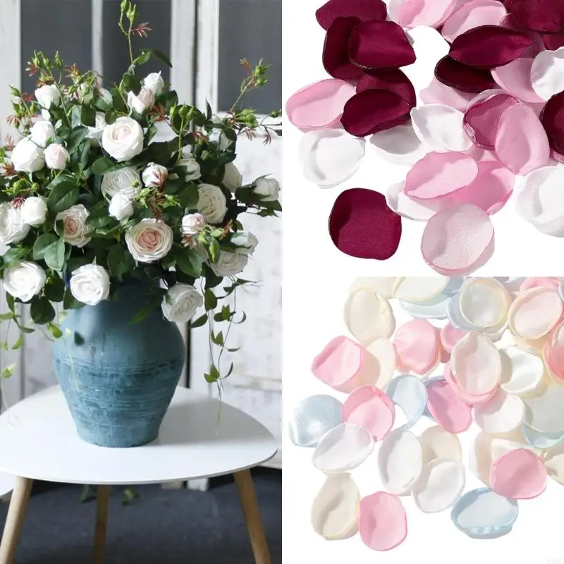  200Pcs Artificial Rose Petal Multipurpose Realistic Flower Petal for Wedding