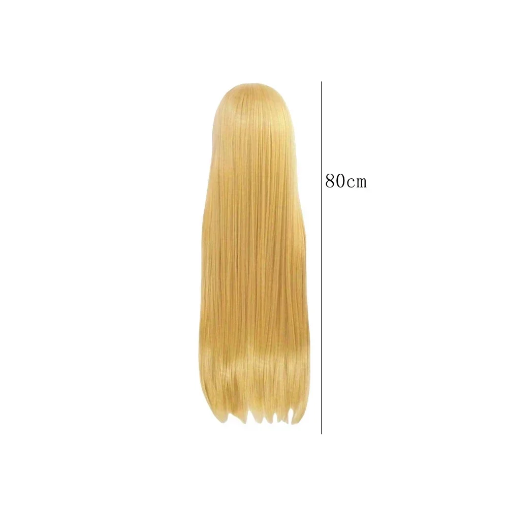 Anime Lovelive Superstar Heanna Sumire Cosplay Wigs Long Straight Yellow Heat Resistant Synthetic Hair Wig