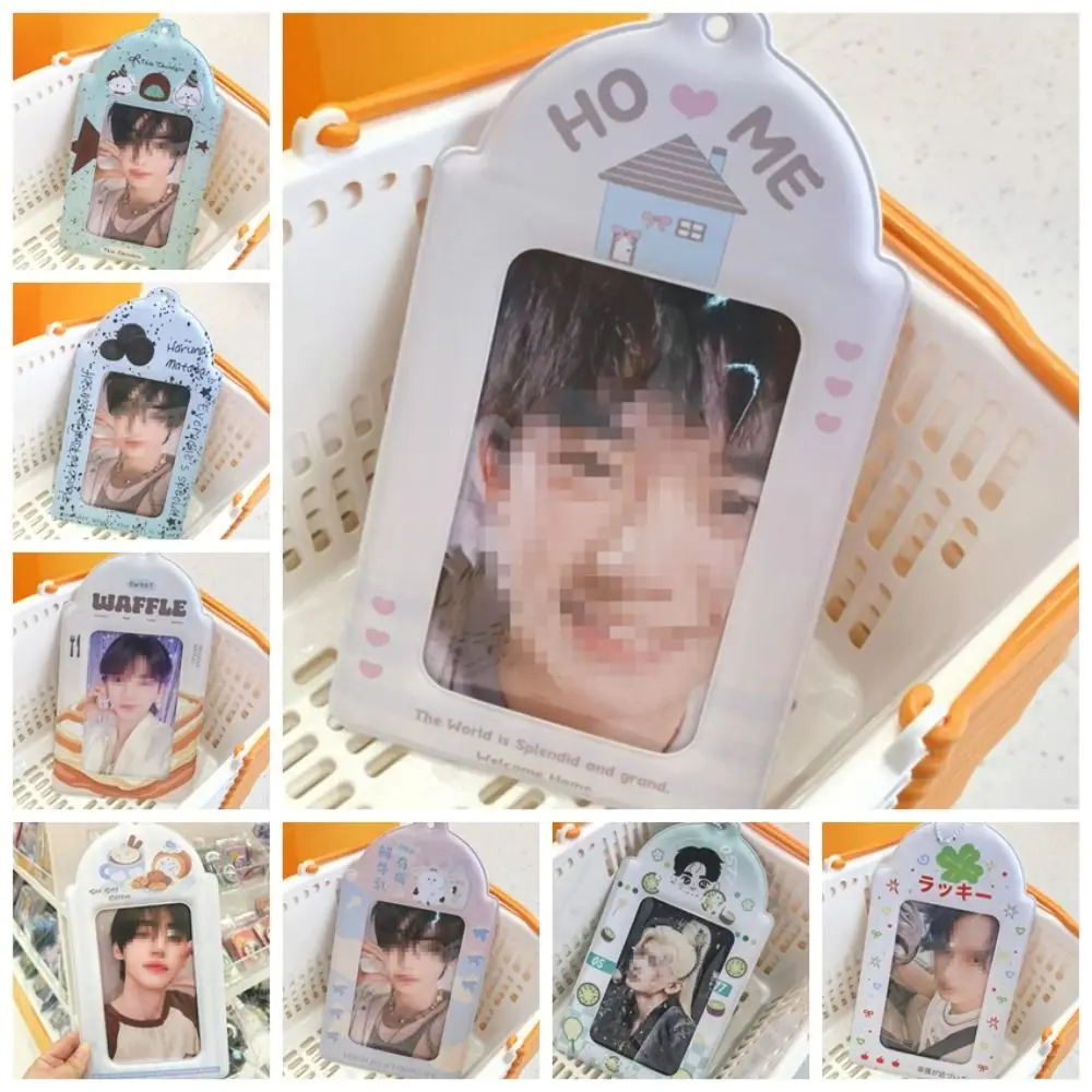 Stylish A5 Postcard Card Holder PVC with Ribbon Card Sleeve Giant High Appearance Level Kpop Idol Photo Protection Cover