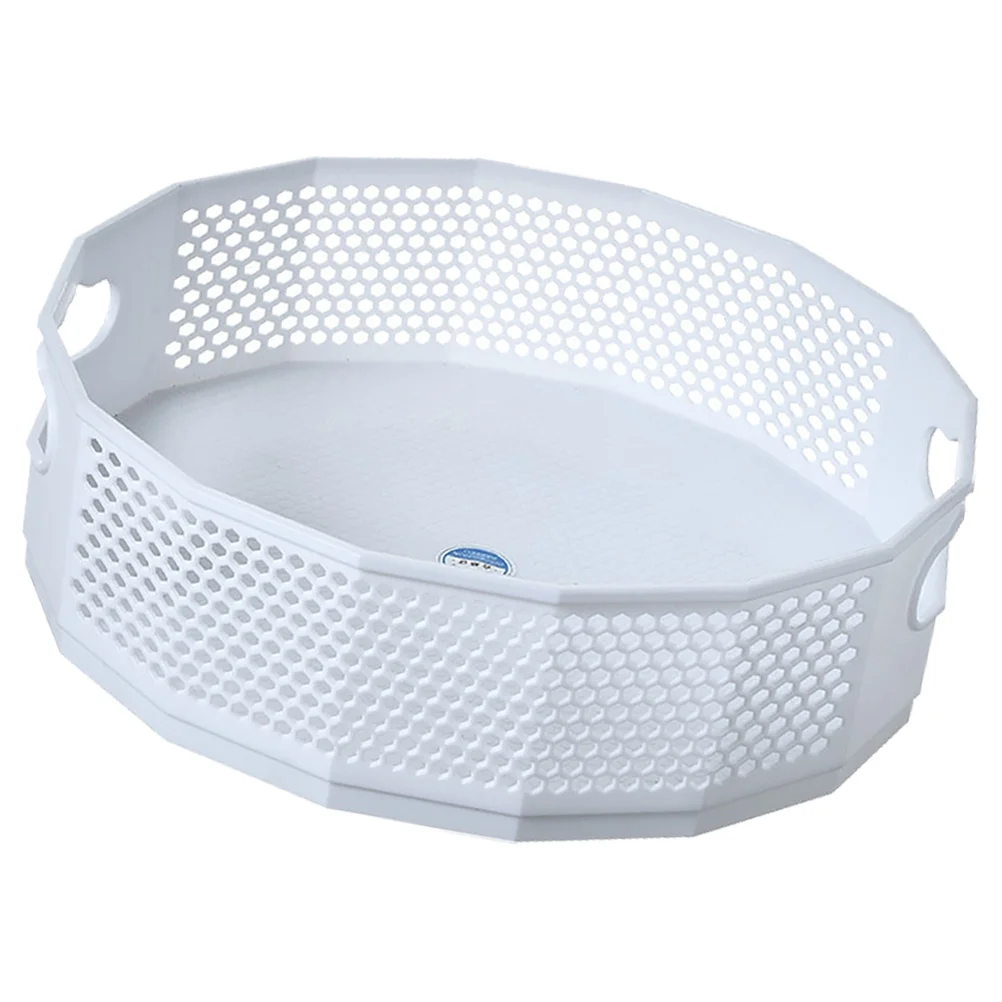 

Spacious Home Desktop Organizer Tray for Cosmetics Seasoning Bottles Makeup Storage Basket Kitchen Sundries Plastic Container