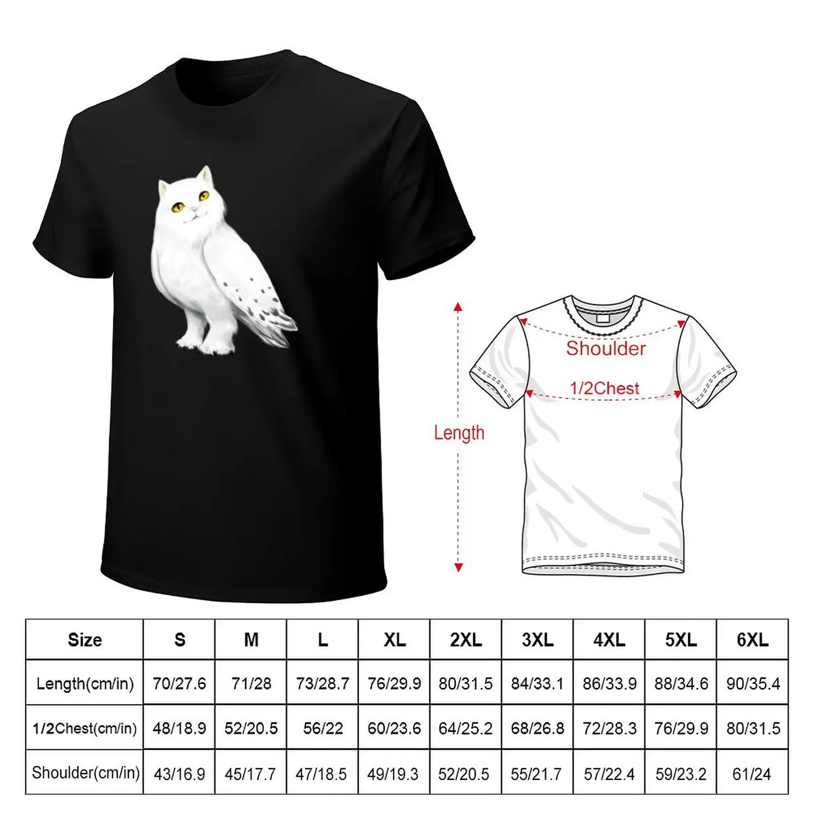 Cat or Owl? Meowl! T-Shirt graphics customs design your own basketball graphic tees cotton t shirt men