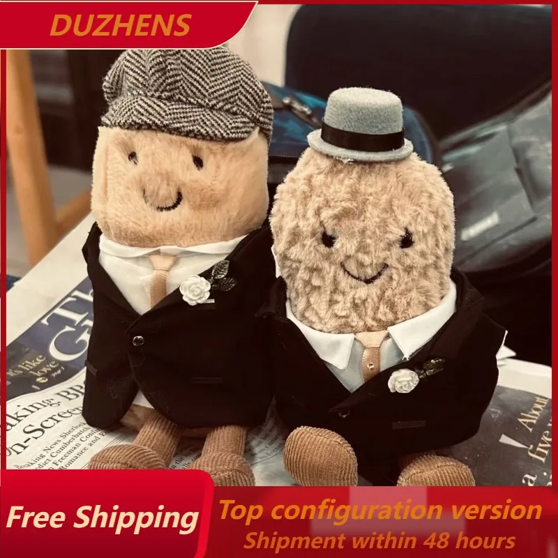 

Peanut Doll Pendant Charlie French Fries Bag Doll Accessories Plush Toy Super Soft Peanut Girl Gift