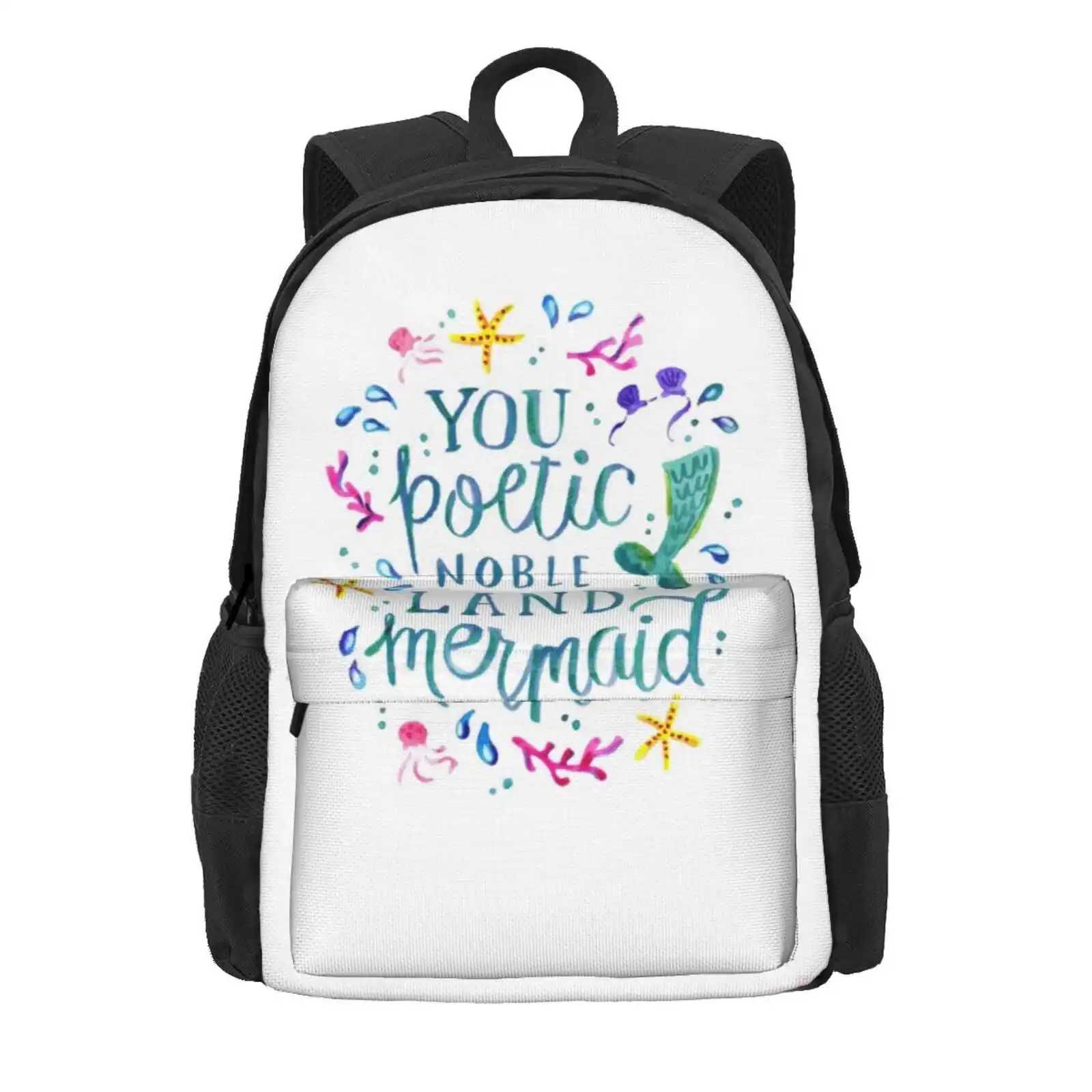 You Poetic Noble Land Mermaid. Hot Sale Schoolbag Backpack Fashion Bags Poetic Noble Ann Perkins Parks And Recreation Leslie