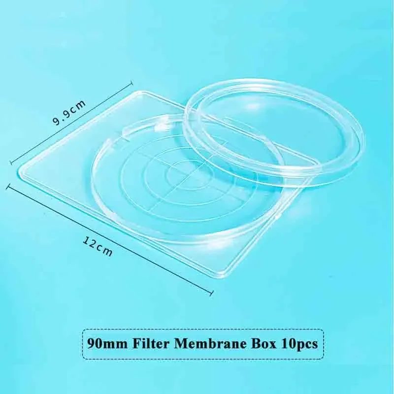 Microfiber Glass Fiber Filter Membrane Fiber Microporous Quartz Fiber Filter Membrane Storage Case 47mm 90mm