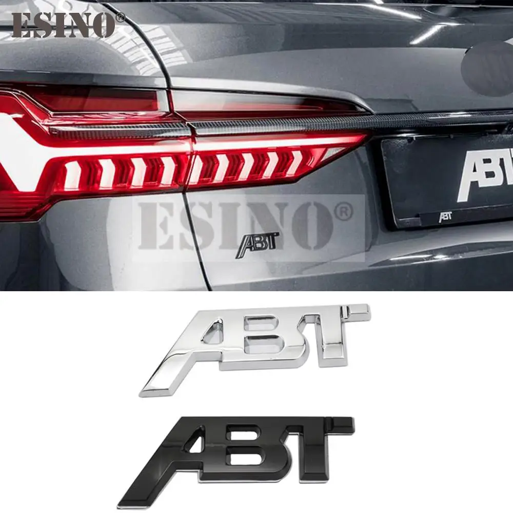 Car Sticker Adhesive Badge Decal Metal Zinc Alloy Emblem Car Fender Trunk Body Tailgate Badge for For ABT Sports