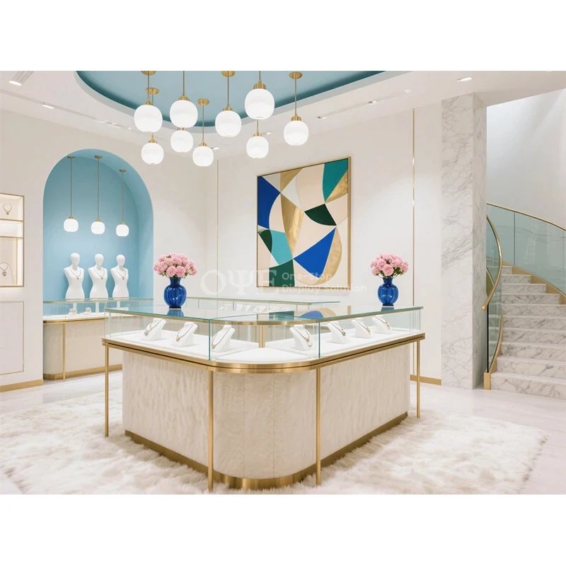 custom.Custom Wristwatch Display Showcase Trendy Luxury Lockable Glass Display Cabinet Modern Watch Showcase Design