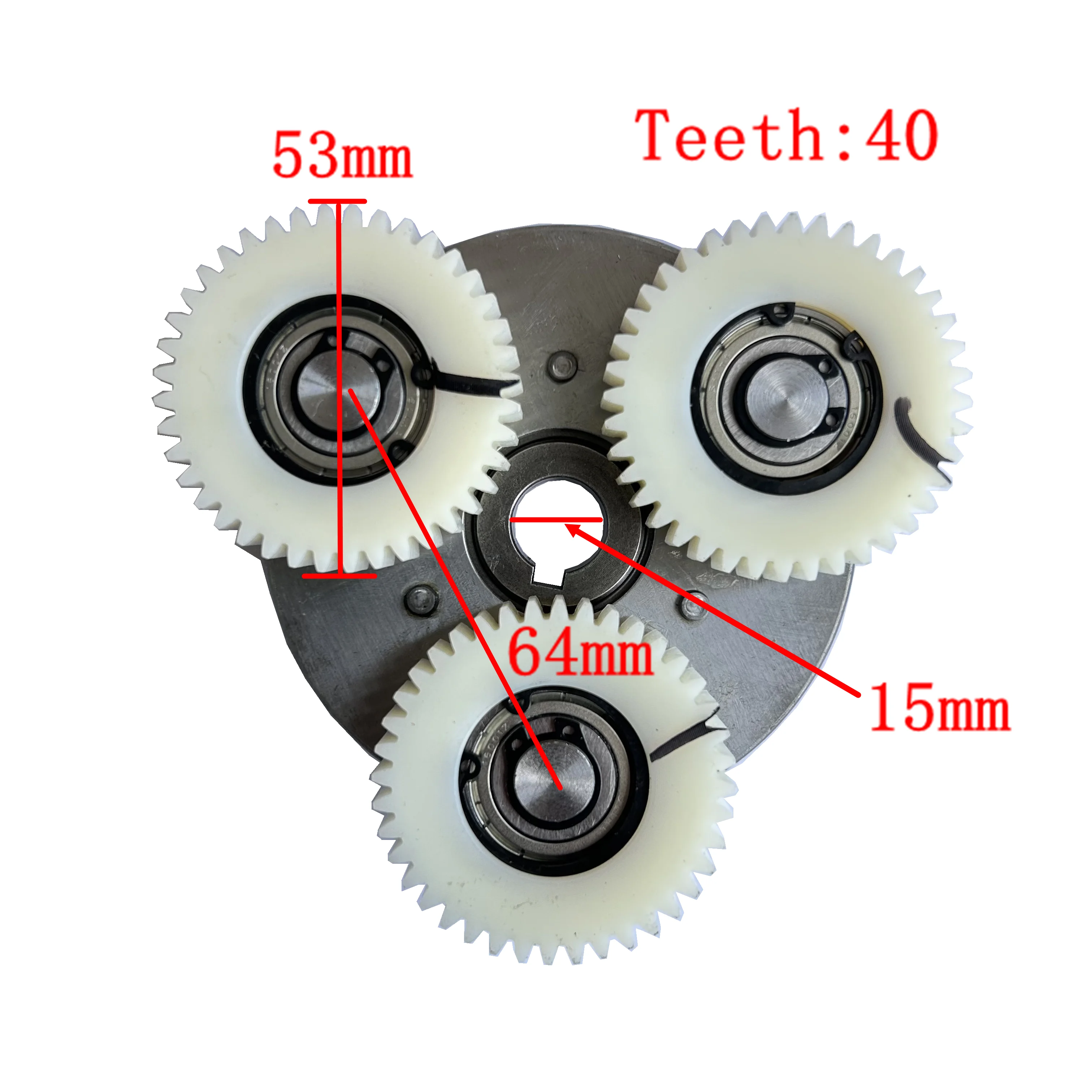 Shengyi Motor DGW22C DGW22S DGW22F MTB SYI Clutch Assembly 40T with Nylon Gear Set Spare Part