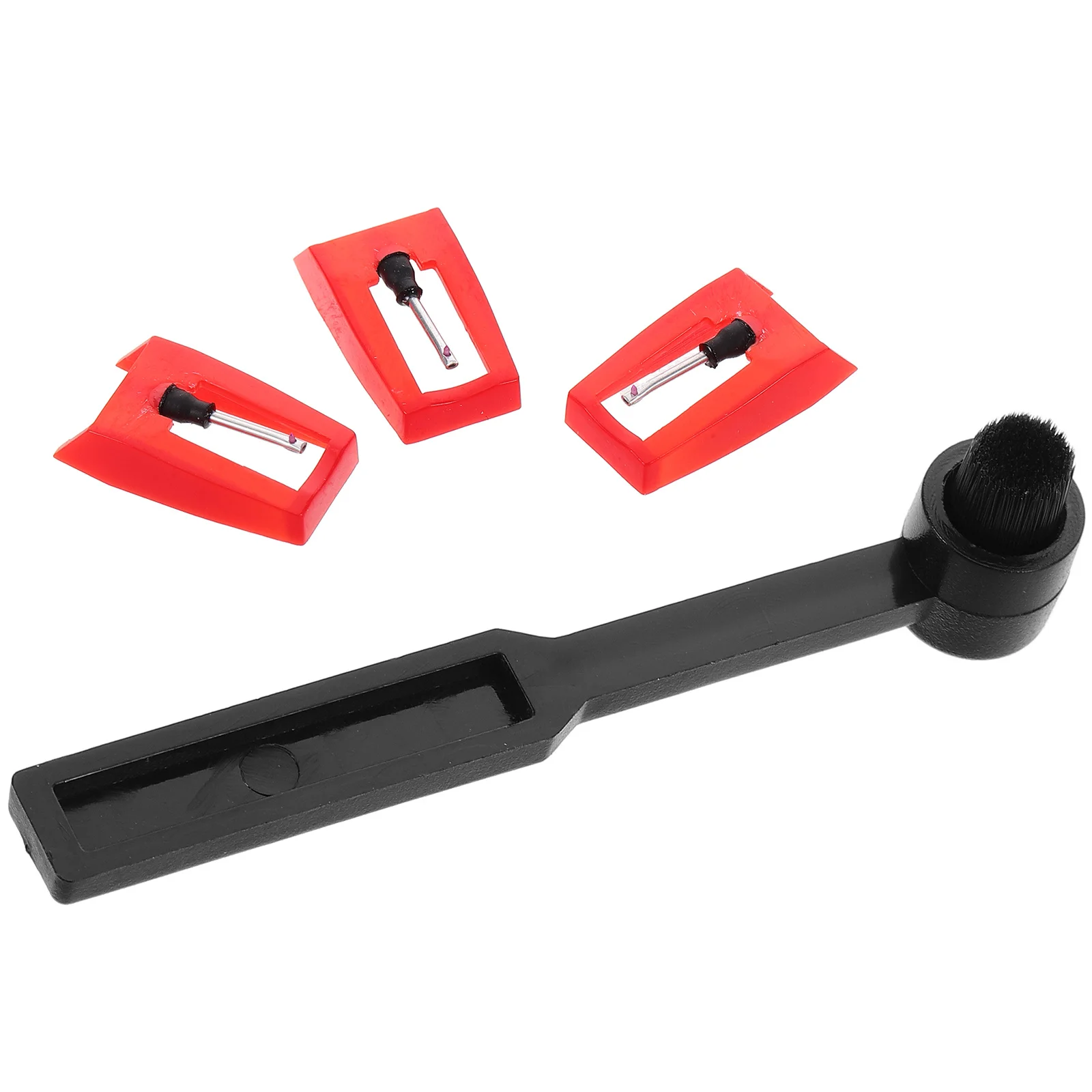 

1Set Replacement Stylus Needle for Phonograph Record Player Needle Kit Nonmagnetic with Cleaning Brush Vinyl Turntable Accessory