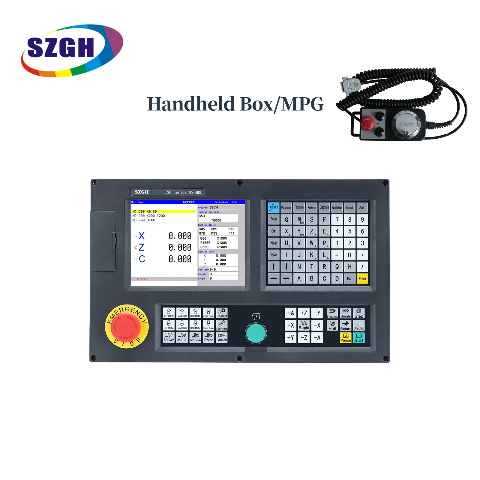 SZGH Powerful  Cnc milling machine controller for Vertical Precision Metal Mould 4 Axis CNC router drilling board cnc systems