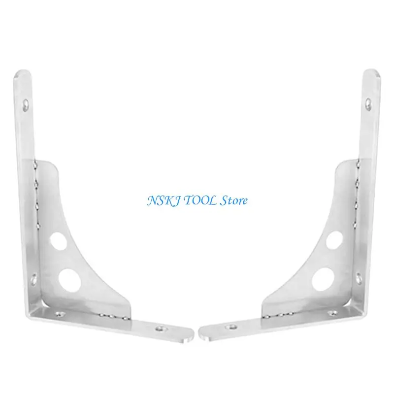 L8RC Heavy Duty Square Wall Mount Bracket Easy Installation Space Saving Designs Wandhalterung für Küchengarage