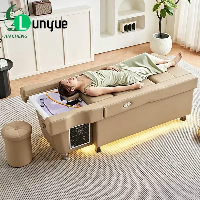 Multifunctional Electric Thai Massage Bed Pedicure Shampoo Chair with Lifting Backrest Head Spa Beauty Furniture for