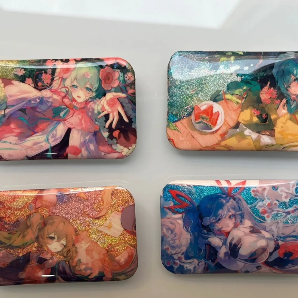 

Badge Project Diva Anime Peripherals Cute Originality Four Seasons Series Badge Schoolbag Decoration