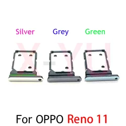 10PCS For OPPO Reno 11 Pro SIM Card Tray Slot Holder Adapter Socket Repair Parts