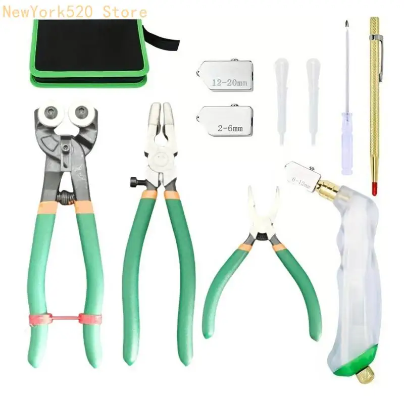 

N84C Complete Glass And Tile Pliers Set Accuracy Cutting Set For Efficient Cutting And Pressing Of Various Materials