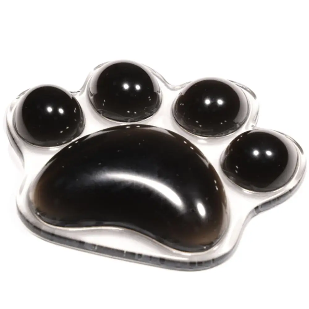 Cat's Paw Shaped Keyboard Wrist Rest Crystal Transparent Keyboard Holder Anti-Fatigue Easy Typing Typing Support Pad