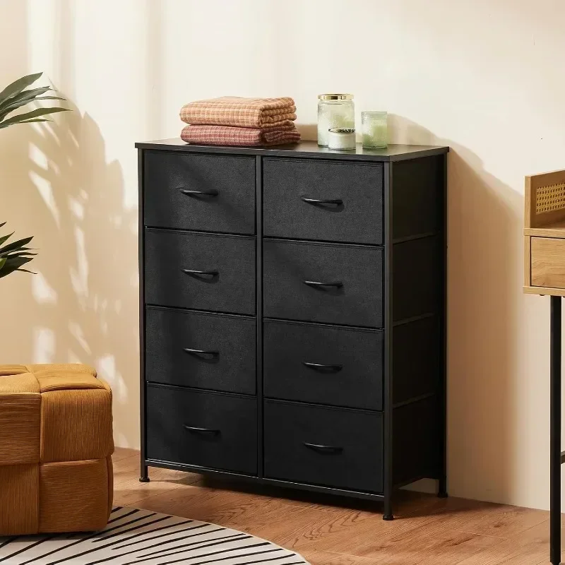 

Dresser for Bedroom with 8 Fabric