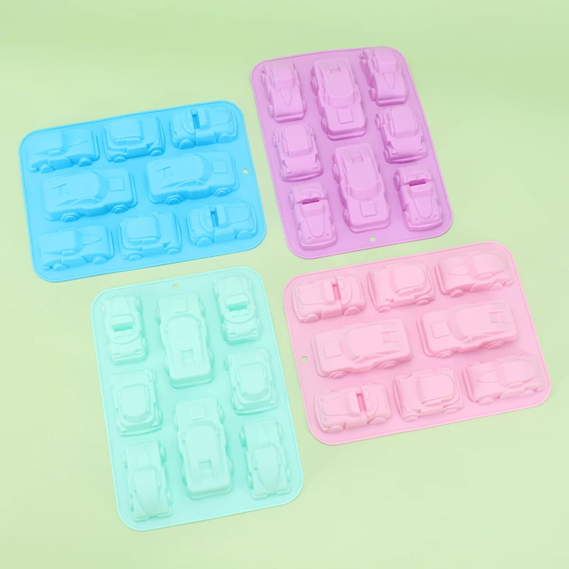 9 Cavities Silicone Cake Molds Moldes De Silicona Bakery Accessories Candy Bar Silicone Molds for Baking Silicone Molds