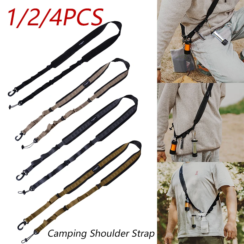 1/2/4Pcs Backpack Chest Harness Shoulder Strap Webbing Sternum Adjustable Dual Release Buckle Outdoor Camping Tactical Bags