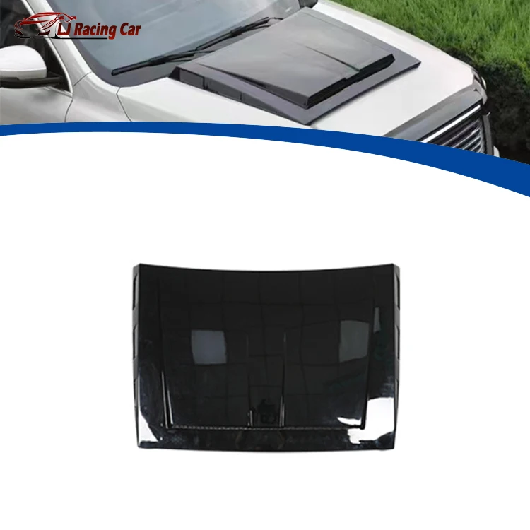 

Car Air Flow Intake Bonnet Hood Scoop Vent Shark Fin Bonnet Decorative Cover Center Side Air Outlet for Great Wall Tank 500