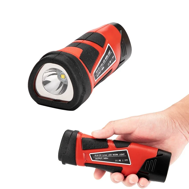 Flashlight work light For Milwaukee 3W handheld flashlight illumination lamp for Milwaukee 10.8V-12V lithium battery 48-11-2401