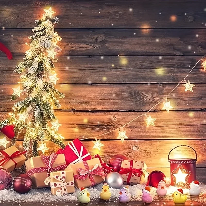 50 قطعة عيد الميلاد مضيئة صغيرة الراتنج بطة توهج في الظلام بطة صغيرة شخصيات مصغرة للحزب ، DIY بها بنفسك ديكور المناظر الطبيعية الصغيرة